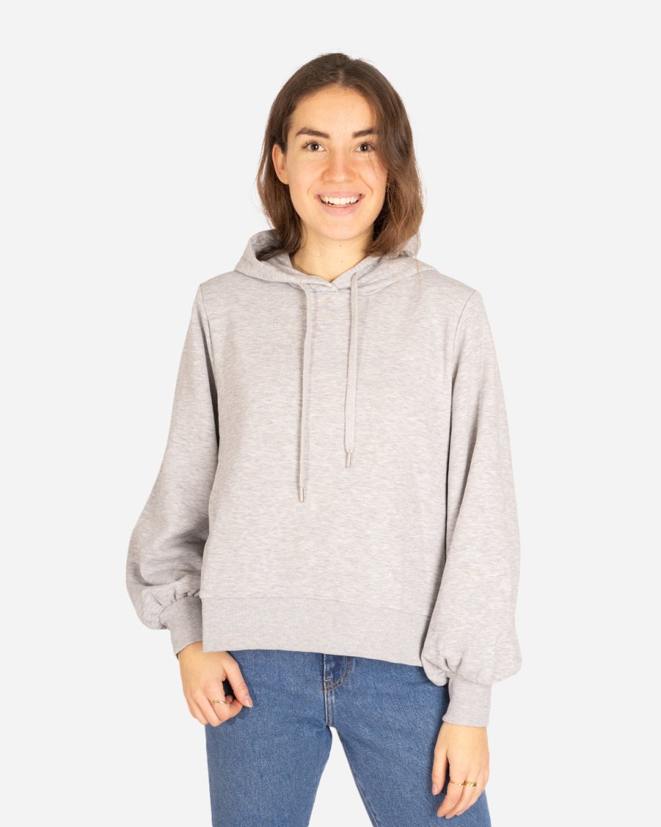 Denver sweat hoodie - Light Grey Melange - Munk Store