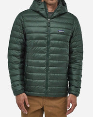 Down Sweater Hoody - Carbon Green