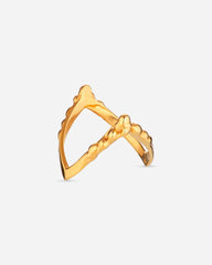 Drippy V-Ring - Gold