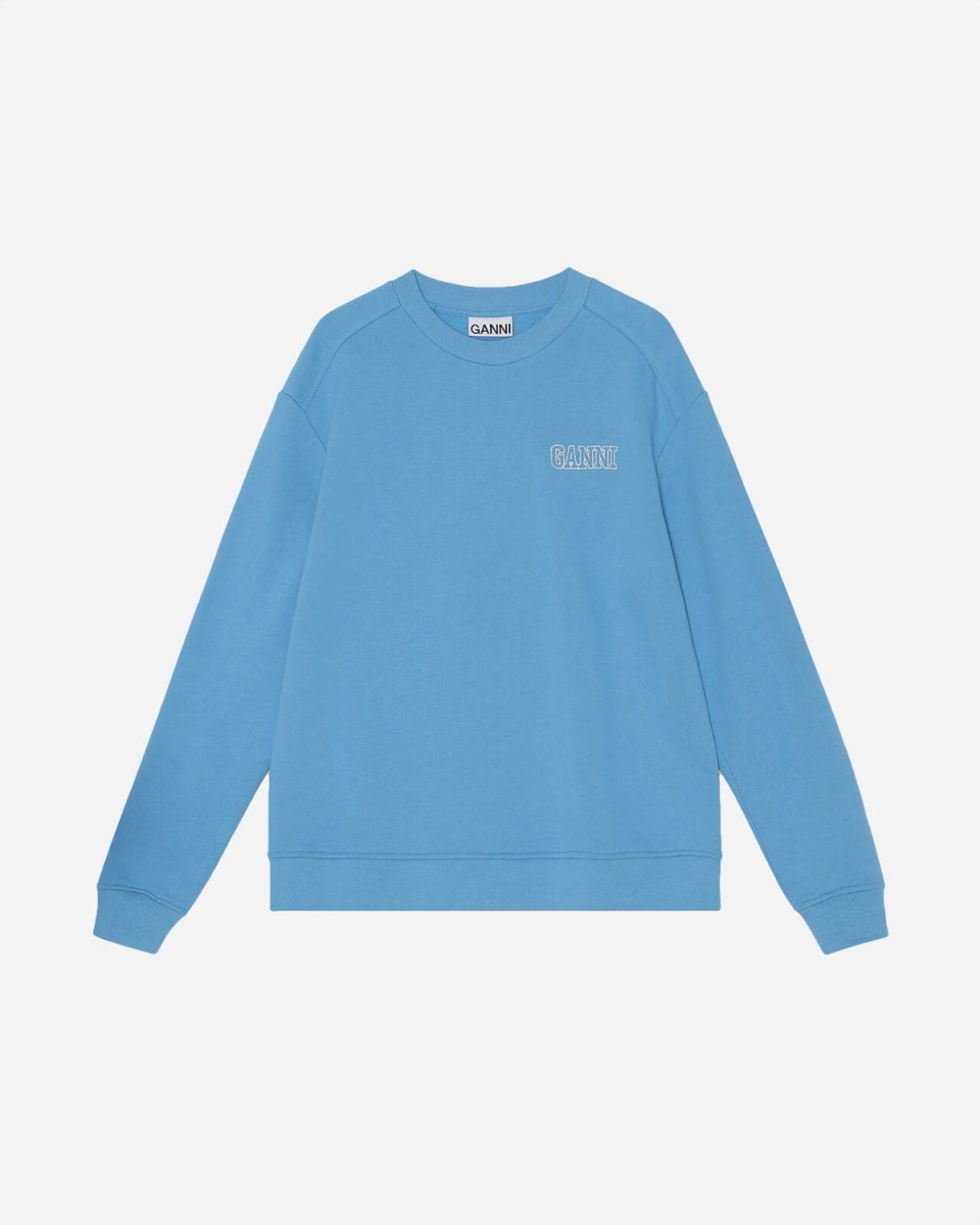 Drop Shoulder Sweatshirt - Azure Blue - Munk Store