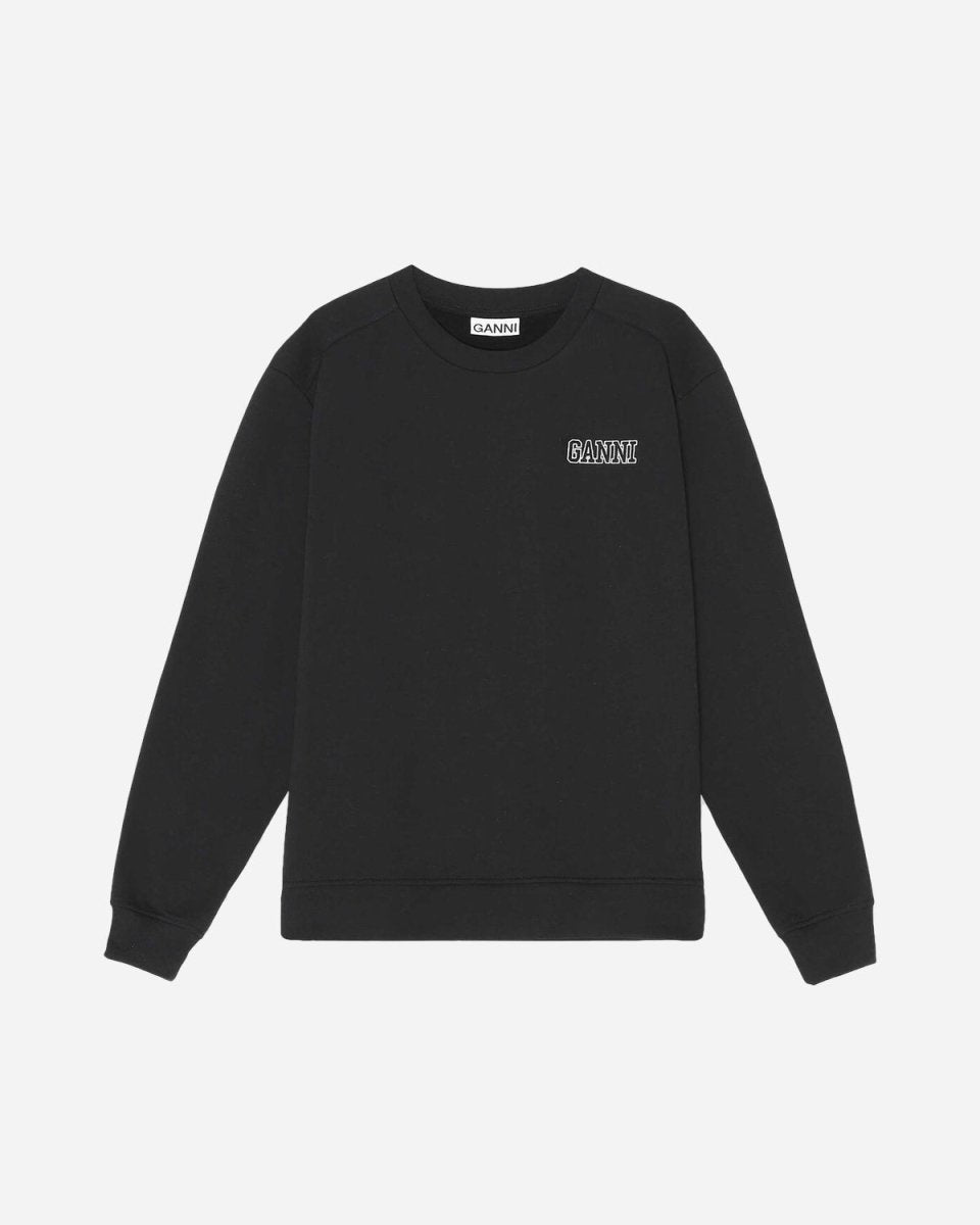 Drop Shoulder Sweatshirt - Black - Munk Store