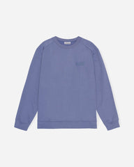 Drop Shoulder Sweatshirt - Gray Blue