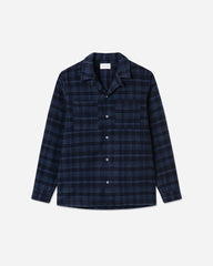 Dylan wool shirt - Dusty Blue