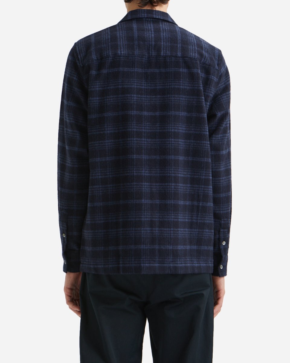 Dylan wool shirt - Dusty Blue - Munk Store