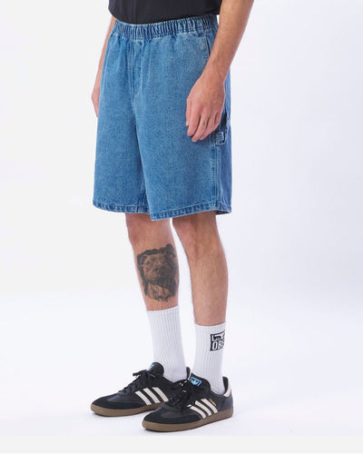 Easy Denim Carpenter Short - Light Indigo - Munk Store