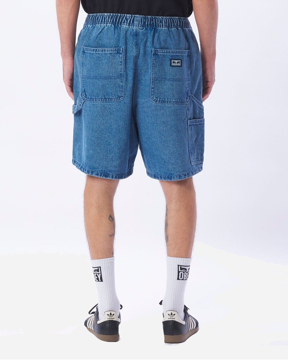 Easy Denim Carpenter Short - Light Indigo - Munk Store