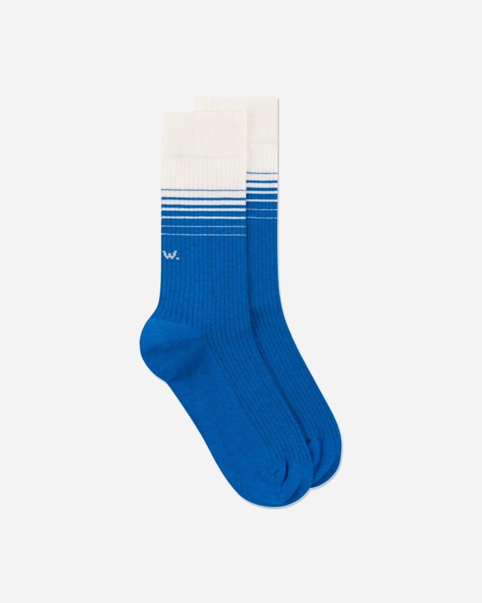 Edgar Stripe Socks - Bright Blue - Munk Store