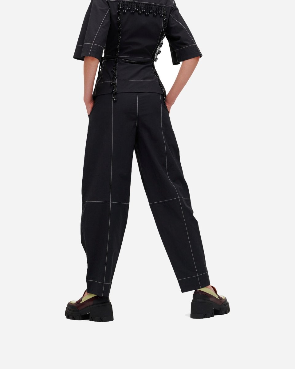 Elasticated Curve Pants - Black - Munk Store