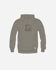 ELSK® CUBE21 TVÆRS MEN'S HOODIE - SMOKEY OLIVE