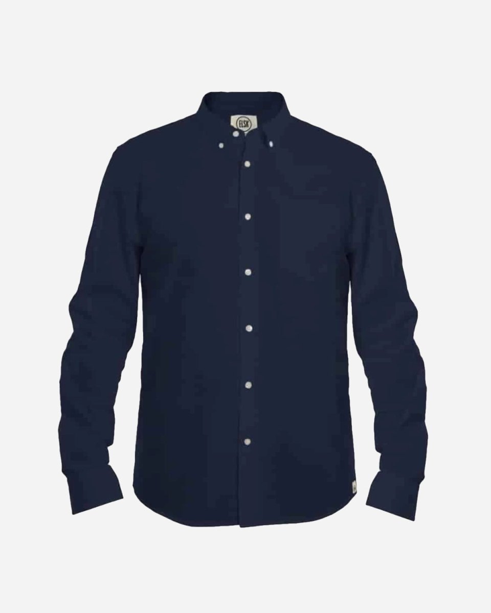 Elsk Essential Poplin Shirt - Navy - Munk Store