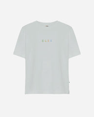 ELSK® PURE STROKE EMB THILDA TUNG TEE - SEA GREY