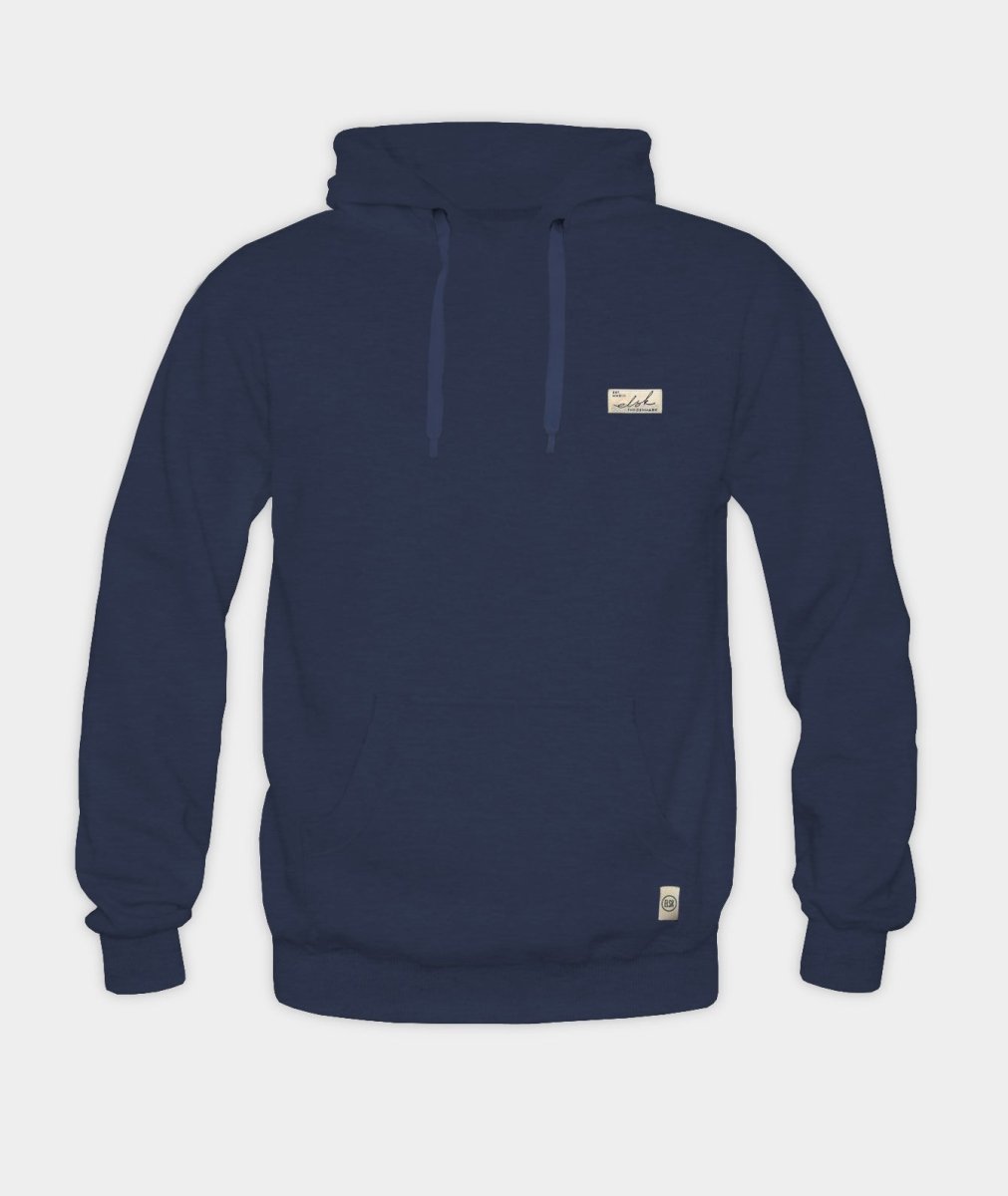 Elsk Sundsign2 Patch Tværs Men's Hoodie - Dark Navy - Munk Store