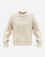 ELSK® VORUP KNITTED CREW NECK - SAND MELANGE