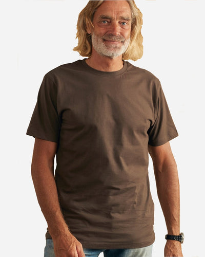Essential Brushed T-shirt - Dark Oak - Munk Store
