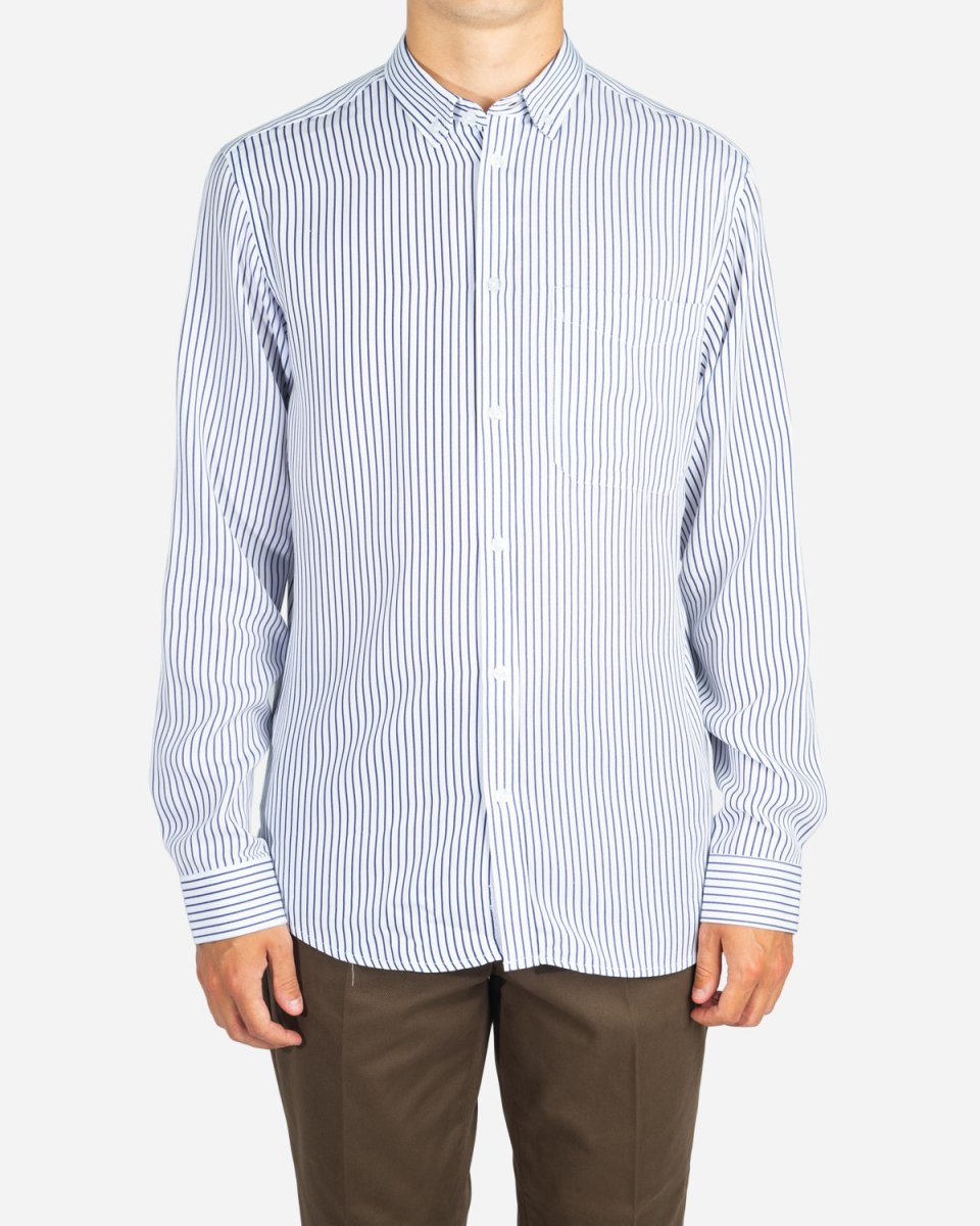Fling Stripe Shirt - White - Munk Store