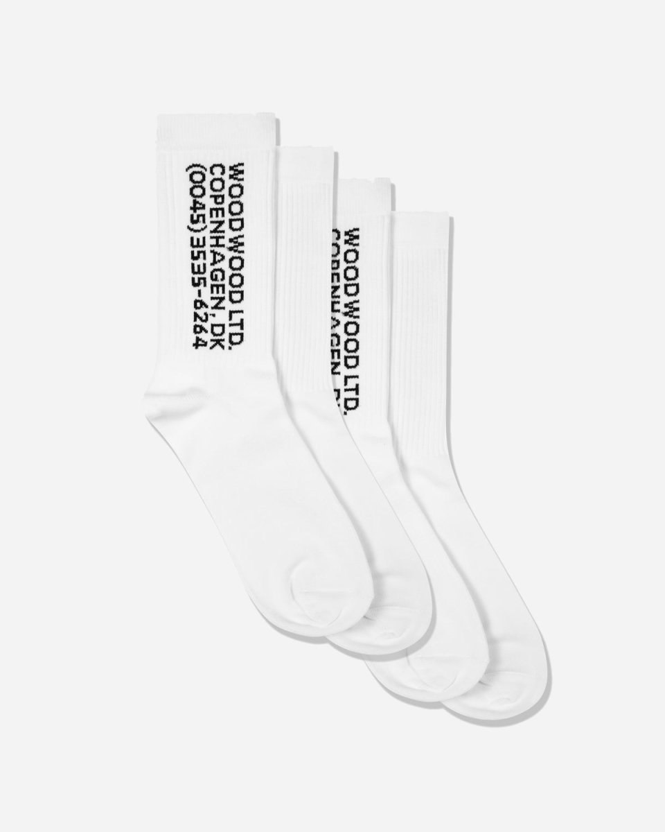 Gail 2-pack socks - White - Munk Store
