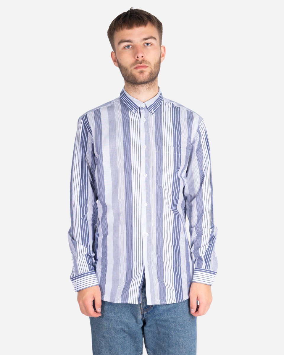 Glinse Stripe Shirt - White - Munk Store