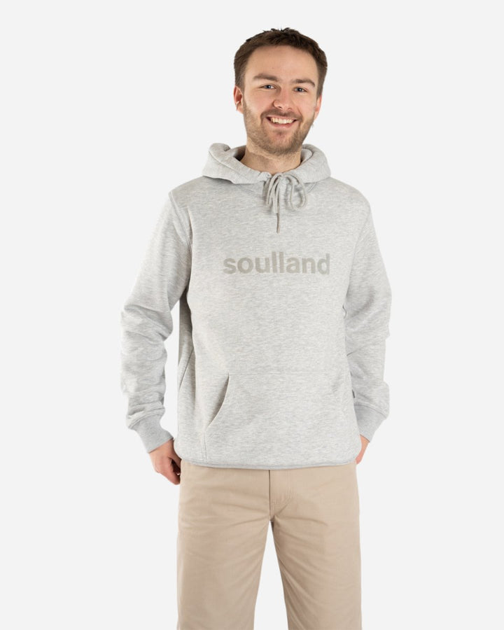 Googie hoodie - Grey Melange fra Soulland | Munk Store