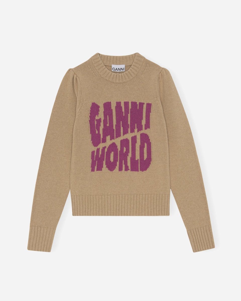 Graphic Puff Shoulder Pullover - Starfish - Munk Store