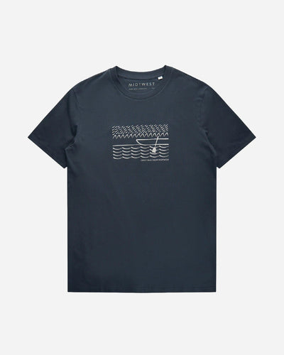 Greetings T-Shirt - Dust Blue - Munk Store