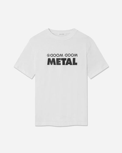 Haider Metal T-shirt - White - Munk Store