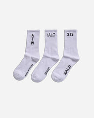 Halo 3-Pack Socks - White