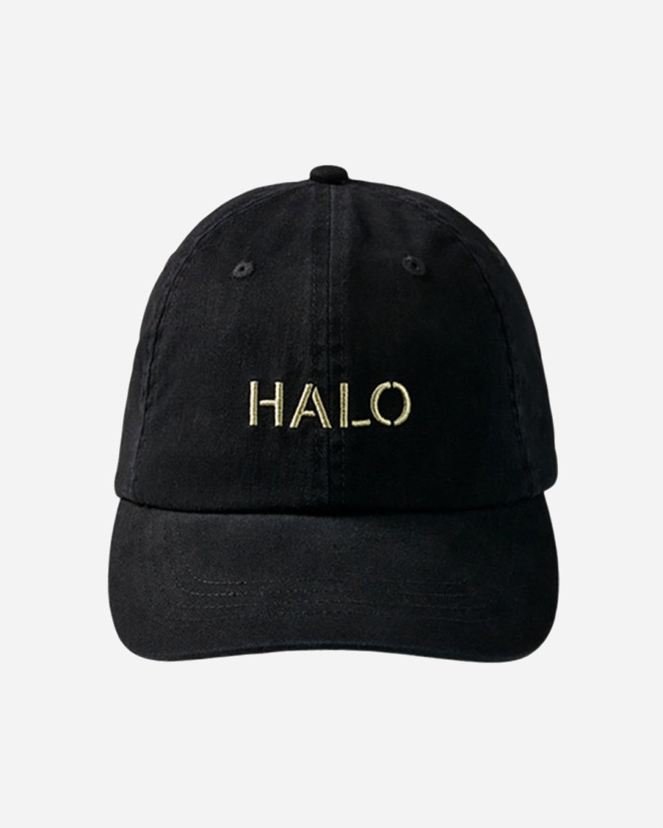 Halo Cotton Cap - Black - Munk Store