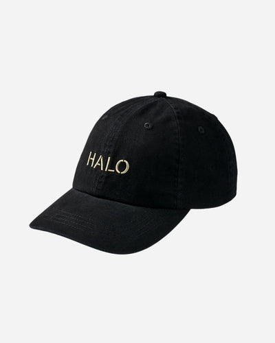 Halo Cotton Cap - Black - Munk Store