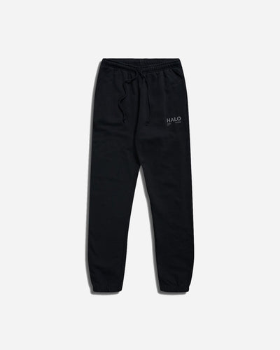 Halo Cotton Sweatpants - Black - Munk Store
