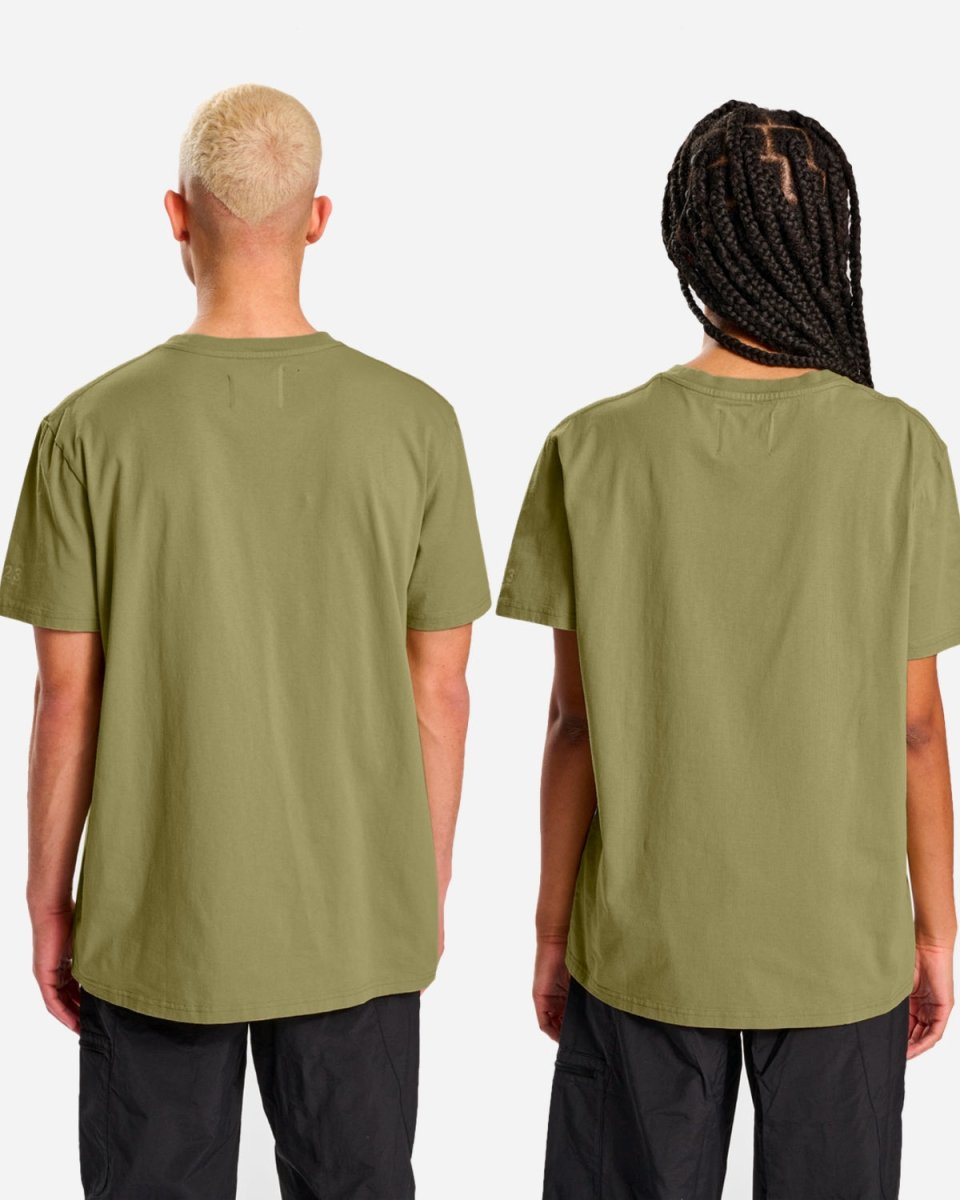 Halo Cotton T-Shirt - Gray Green - Munk Store