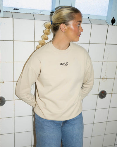 Halo Heavy Graphic Crew - Oyster Gray - Munk Store