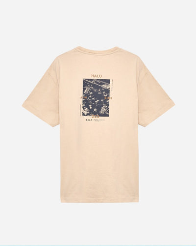 Halo Heavy Graphic Tee - Oyster Gray - Munk Store