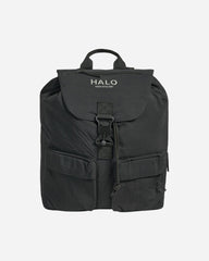 Halo Nylon Backpack - Black