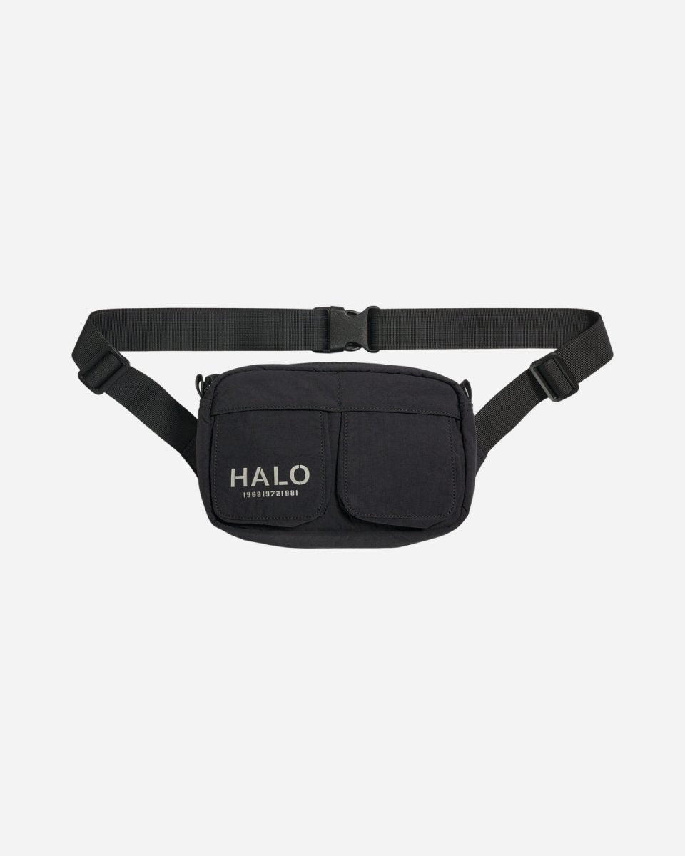 Halo Nylon Waist Bag - Black - Munk Store