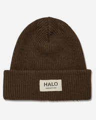 Halo Wool Beanie - Brown Melange