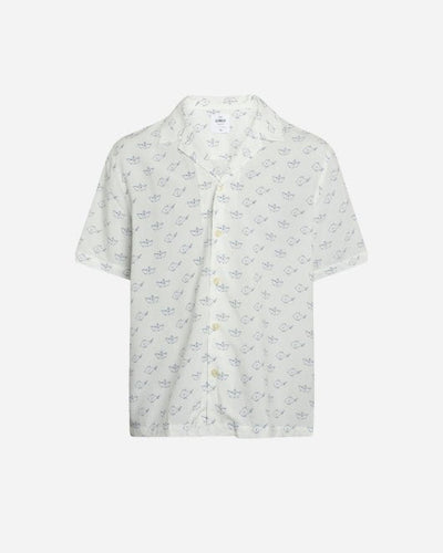 Hector shirt - White/Navy - Munk Store