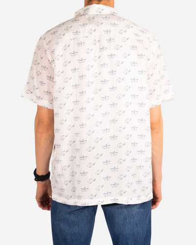 Hector shirt - White/Navy - Munk Store