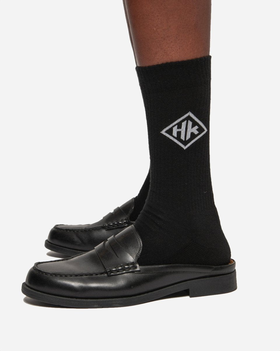 HK - 2 pack socks - Black Logo - Munk Store