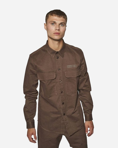 Hoxen Work Shirt - Brown - Munk Store