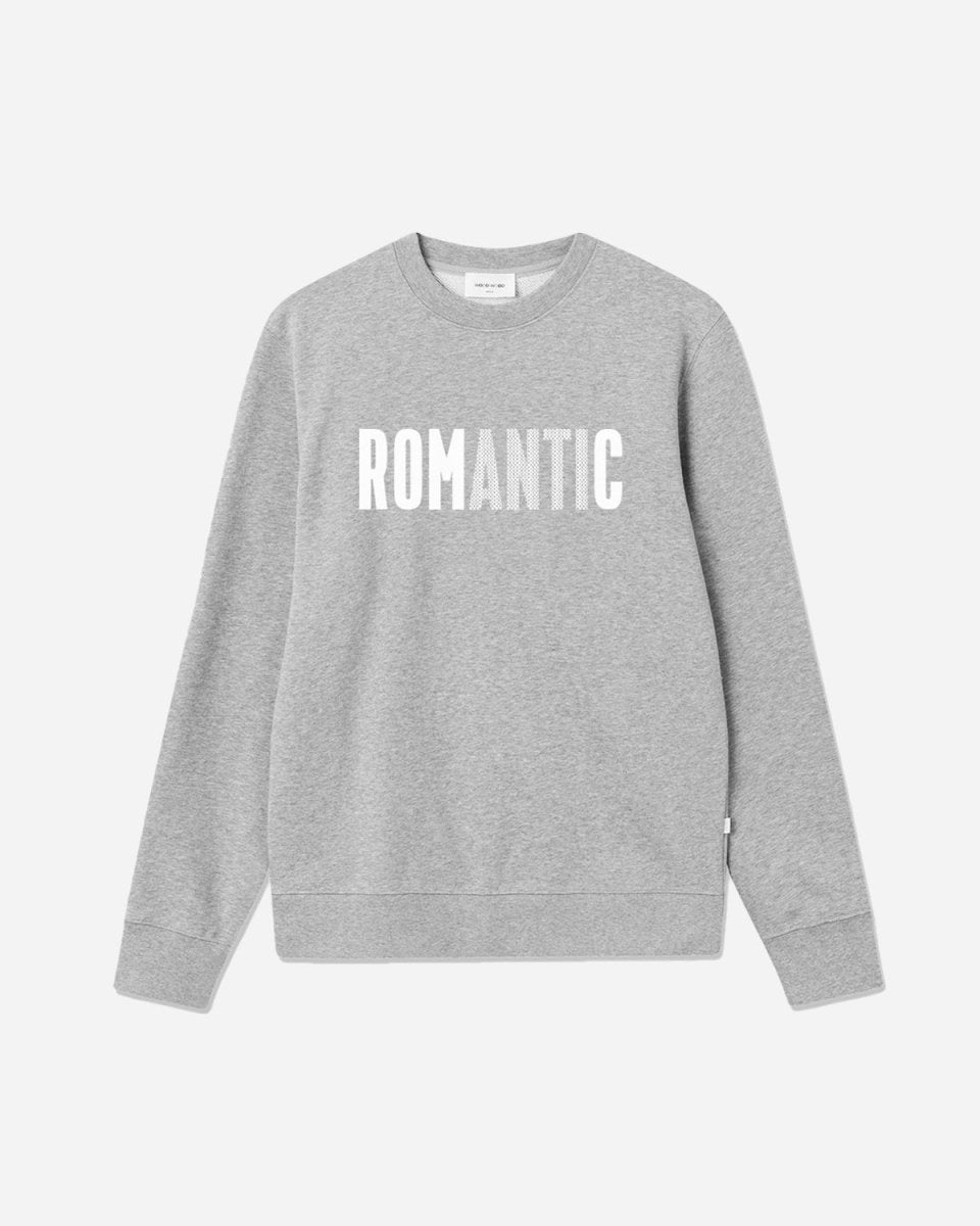 Hugh Romantic Sweatshirt - Grey Melange - Munk Store