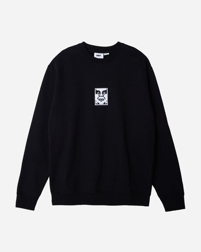 Icon Extra Heavy Crew - Black - Munk Store