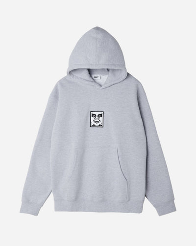 Icon Extra Heavy Hood - Heather Grey - Munk Store