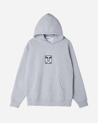 Icon Extra Heavy Hood - Heather Grey