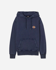 Icon Washed Hoodie - Navy Blue
