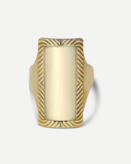Impression Armour Ring - Gold
