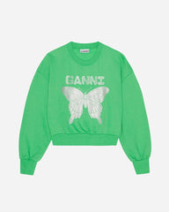Isoli Butterfly Dark Sweatshirt - Kelly Green