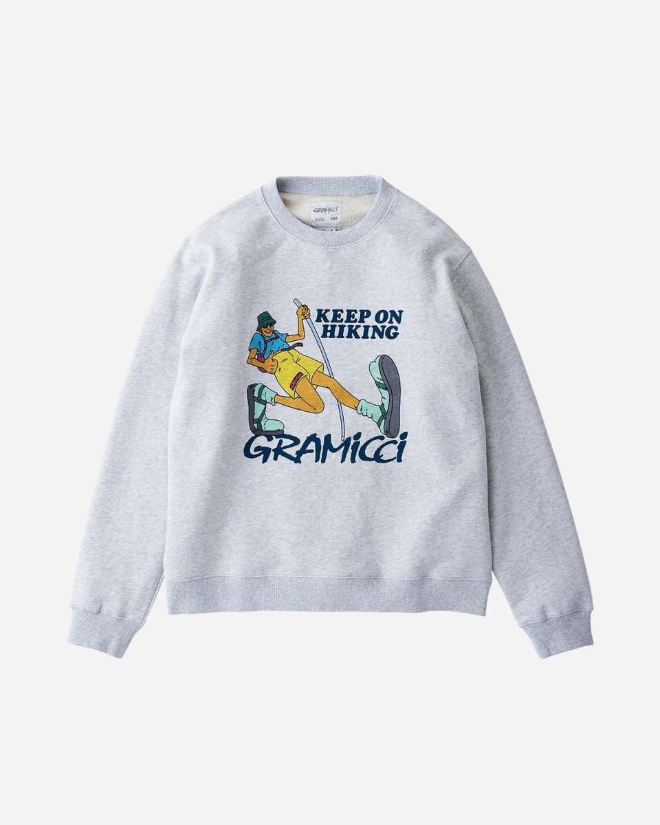Keep On Hiking Sweatshirt - Ash Heather - Munk Store