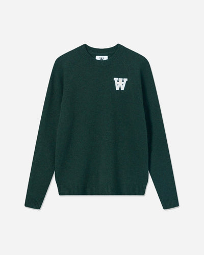 Kevin lambswool jumper - Forest green - Munk Store