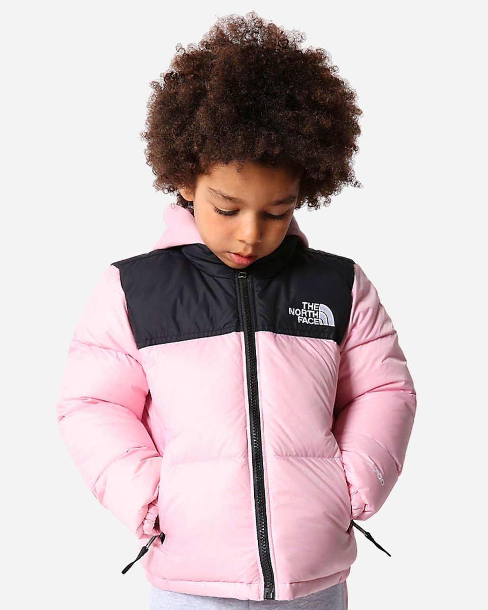 Kids 1996 Retro Nuptse Jacket - Cameo Pink - Munk Store