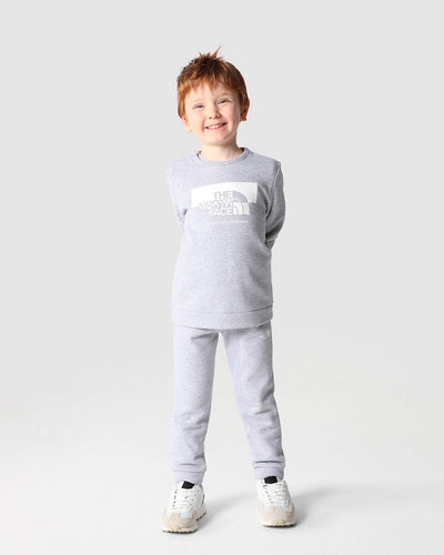 Kids Cotton Fleece Set - Light Grey - Munk Store